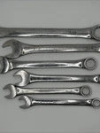 6 Piece Husky Sae Combination Wrench Polished Long 12 Point Xl Mixed Lot Set. Fixed Price $12.74.