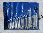 Sk Tools Usa Superkrome 11-PIECE Metric 6MM-32MM Full Polish Open-end Wrench Set. Fixed Price $180.39.
