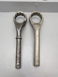 Snap-on 2-5/8" X840A & Hindale 2-3/4" Striking Wrench 12 Pt, Usa Made, 2PC. Fixed Price $29.95.