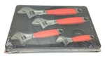 New Snap-on 6" 8" 10" 12" Red Flank Drive Plus Adjustable Wrench Set FADH704C. Fixed Price $474.99.
