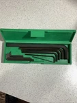 Holo-krome No. 672 Long Arm Allen Key Set Case & 15 Wrenches. Fixed Price $11.00.