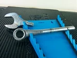 #AJ118 Snap On XH124A 3/4'' Tubular Box Wrench Usa + 1-1/8" IF-3. Fixed Price $39.46.