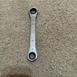 Proto J1196-A Ratcheting Box Wrench, 5/8" 3/4" Steel Made Usa. Fixed Price $22.99.