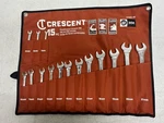 Crescent 15 Pc 12PT Metric Combination Wrench Set 7MM-21MM CCWS5-05. Fixed Price $74.95.