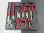Mac Tools 5PC Pliers Set Tray, Needle Nose, Lineman's, Channellocks, Cutters. Fixed Price $149.99.