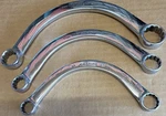 Snap-on Metric Offset Double Box-end Wrench 3PC 10/12 11/13 14/17MM. Fixed Price $70.00.
