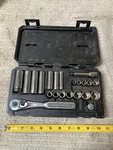 Craftsman Usa 3/8 Drive 6-POINT Sae Socket Set & Case 22-PC #34789. Fixed Price $64.99.
