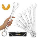 Sae Wrench Set, Large 7-PIECE 15/16", 1", 1-1/16", 1-1/8", 1-3/16.... Fixed Price $58.53.