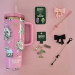 Nwt Stanley Wicked Ozian Reprise 40OZ Tumbler + Universal Park Pins Keychain Set. Fixed Price $139.99.