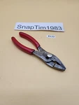 Snap-on Tools 46ACP 6.5" Slip Joint Red Talon Grip Pliers Usa. Fixed Price $34.99.