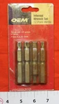 4 Piece, Oem Point Internal Wrench Set. 6, 8, 10, 12,MM Used Good. Fixed Price $6.95.
