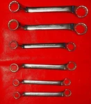 Usa Snap-on 6 Pc Short Sae Double Box End Wrench Set 3/8 To 3/4" & Deep Xso. Fixed Price $99.00.