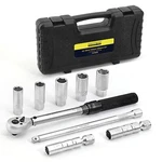 9PIECE Spark Plug Socket Set With 3/8 Inch Drive Click Torque WRENCH72 Tooth 104. Fixed Price $77.45.