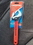 Crescent AT210CVS Adjustable Wrench 10" Tighter Fit Black Oxide Wider Red Handle. Fixed Price $28.99.