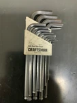 Craftsman 13-PC Ball End Hex Key Set 46755, Usa. Fixed Price $27.00.