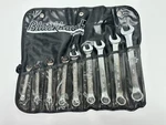 Nos Blackhawk Usa 9PC Sae 1/4-3/4 Full Polish Combination Wrench Set, 12 Point. Fixed Price $149.99.