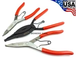 Wilde Tool 3PC Lock Ring Pliers Set Compound Right Angle 90 Straight Made Usa. Fixed Price $69.99.