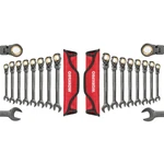 Workpro 8-PIECE Flex-head Ratcheting Combination Wrench Set Metric/sae. Fixed Price $46.99.