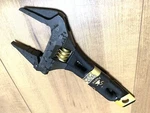 Fujiya Light Short Adjustable Wrench W/ Black Gold Grip FLS-32-BG Max Open Mm. Fixed Price $46.55.