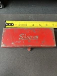Snap On Tools Usa Red Metal Storage Case Socket Ratchet Box, 6.5 2.5. Fixed Price $64.00.