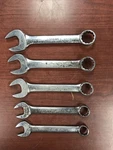 5 Snap-on Oex (300, 280, 260, 220, 200) Stuby Sae Combination Wrenches. Fixed Price $129.99.