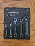 Westward Box End Wrench SET,5 PIECES,12 Pts 54DG39 7MM 8MM,. Fixed Price $25.75.
