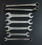 Vintage Bonney Lot Of Usa Made Open End Combo Box Wrenches 1027A 1729. Fixed Price $48.36.