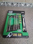 Sk Professional Tools 7PC X-frame Metric Ratcheting Wrench Set 5426015. Fixed Price $130.00.