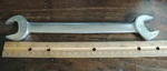 1033-C Vintage 15/16" X 1" Armstrong Armaloy Open Wrench, & Hammer Logo. Fixed Price $17.99.