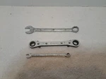 Lot Of 3 Assorted Vintage Ace Hardware Ratcheting Wrench/box End Wrenches. Fixed Price $17.99.