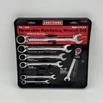 Sears Craftsman 7PC Inch Reversible Ratcheting Wrench Set 42406 5/15-3/4 Read. Fixed Price $175.00.