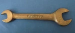 Vintage Ampco W718 Non Sparking Brass Wrench 11/16 - 7/8 Made Usa. Fixed Price $30.00.