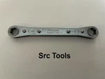 Snap-on Tools Usa 1/2" & 9/16" Sae 6PT Flat Double Ratcheting Wrench R1618SA. Fixed Price $24.95.