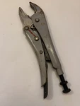 Snap-on LP7WR Curved Jaw Locking Pliers With Cutter Tool Used Good Working. Fixed Price $31.39.