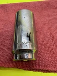 Matco Tools BD326 1" Socket 3/8" Drive Chrome Finish. Fixed Price $12.95.