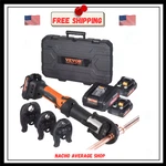 Vevor Cordless 18V Pro Press Tool Pipe Crimper 1/2 3/4 Kit Jaws Bat. Fixed Price $917.95.