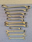 Vintage Britool Spanner Bundle 11NO 2RB Offset Ring, Combination, Open-ended. Fixed Price $60.44.