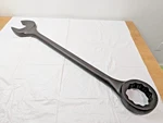 Proto Combination Wrench 3" Head Size 34"OAL Black Oxide J1296. Fixed Price $530.00.