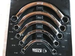 Matco Tools SMH5T Sae Half Moon Wrench Set 7/16-15/16. Fixed Price $140.00.