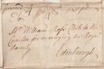 1762 Nairn Pmk Wrapper Pd 4D Postage & Forward To William Ross Royal Bounty. Fixed Price $47.12.