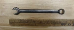 Vntg Wright 31118 Comb. Open & 12 Pt. Box End WRENCH,9/16" 7-1/8",INDUSTRIAL. Fixed Price $11.99.