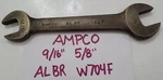 Ampco 9/16" 5/8" Wench Long Albr W704F Vintage Hand Tool Usa Made Non Spark. Fixed Price $34.86.