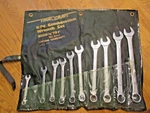 Truecraft 10 Pc Combination Wrench Set Pouch - Sizes 3/8 To 1". Fixed Price $29.95.