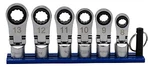 Vim Tools 6 Piece 12 Point Offset, Flex Head Ratcheting Wrench Attachments New. Fixed Price $99.99.