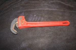 Ridgid 14" Heavy-duty Rapidgrip Wrench, 2" Capacity, Red. Fixed Price $40.00.