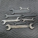 8 Antique Wrenches Billings And Spencer Co. Hartford Ct.. Fixed Price $35.00.
