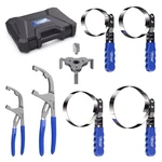 Carvalax 8PCS Oil Filter Set Stainless Steel Swivel Wrenches (1-3. Fixed Price $50.87.