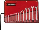 Proto 14 Piece, 1/4" 1", 12 Point Ratcheting Combination Wrench Set" Measu.... Fixed Price $341.44.