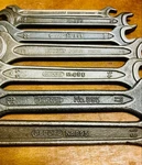 Gedore Double Open End Wrench Set 7PCS DIN895 10X9 12X10 13X10 17X13 17X14 Tool. Fixed Price $98.00.