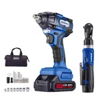 Acdelco ARI20132-K3 20V Brushless 1/2 Impact Wrench & 12V 3/8 Ratchet Combo Kit. Fixed Price $139.99.
